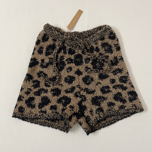 SKIMS Cozy Knit Leopard Shorts Short